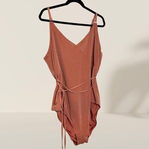 Old Navy Shimmer Wrap One-Piece Swimsuit Size 3X